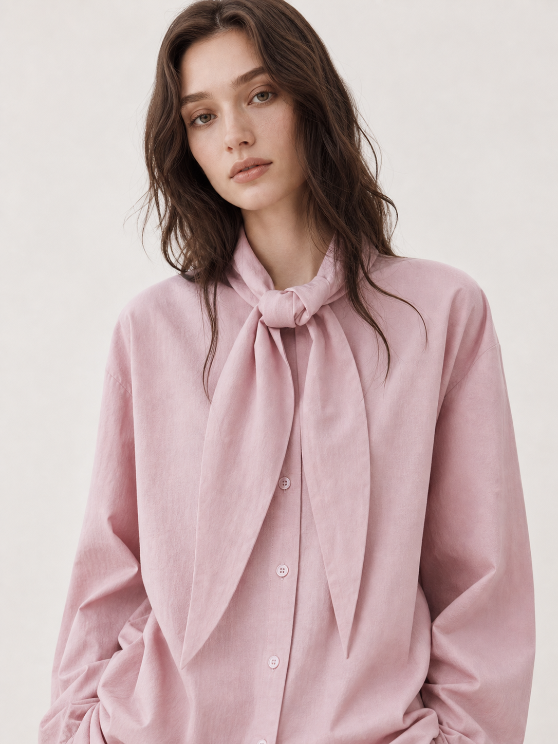 Reversible Bow-Tie Blouse