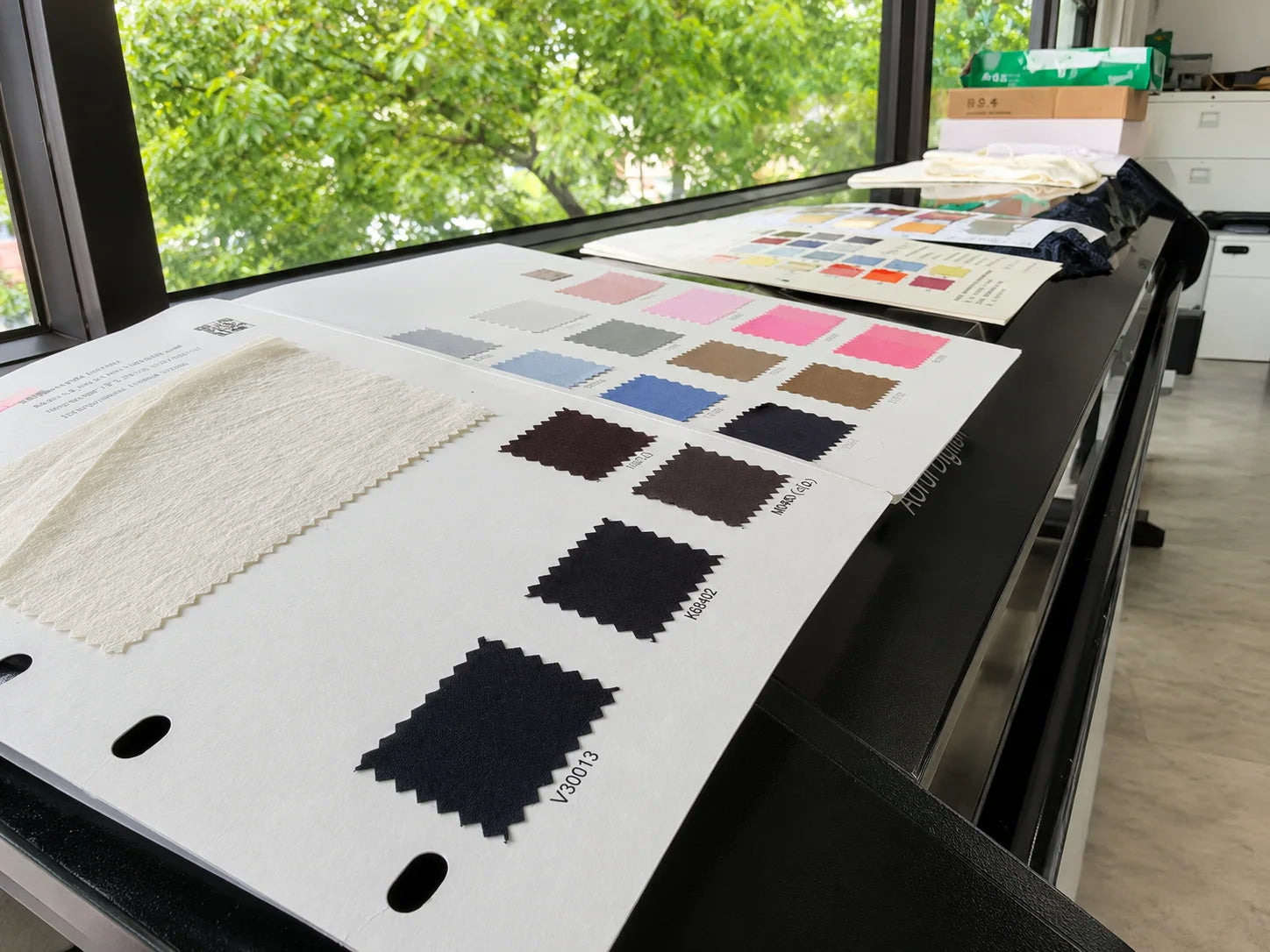Fabric and color selection at Bel Composto