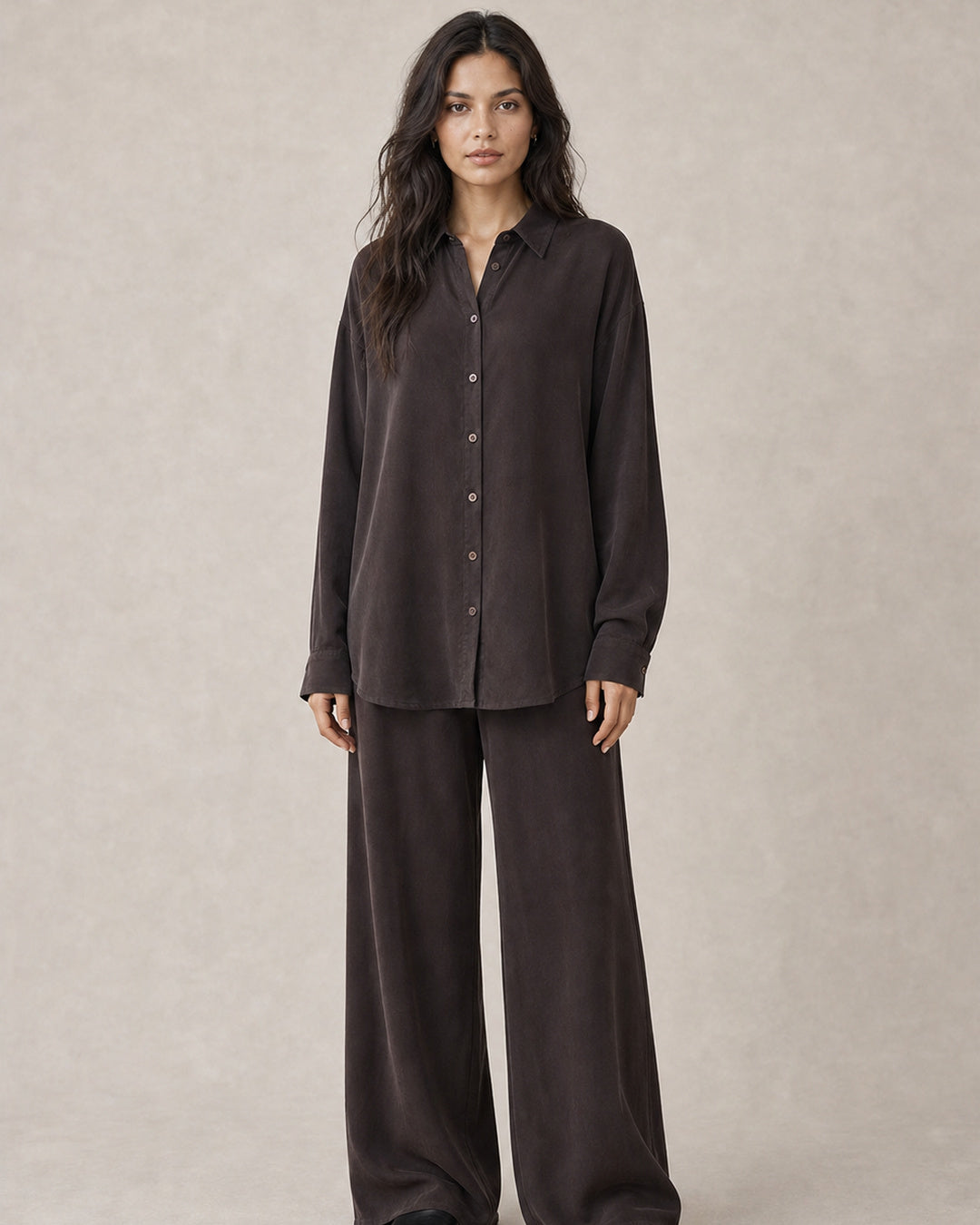 Japanese Cupro Relaxed-Fit Shirt