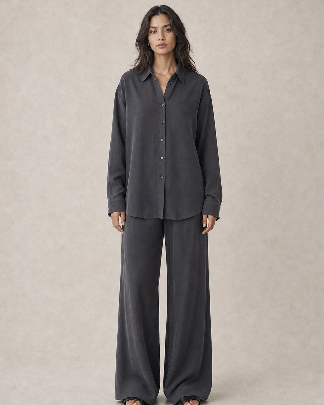 Japanese Cupro Relaxed-Fit Shirt