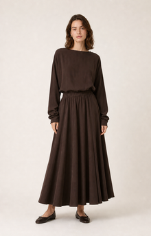 Pleated Circle Skirt