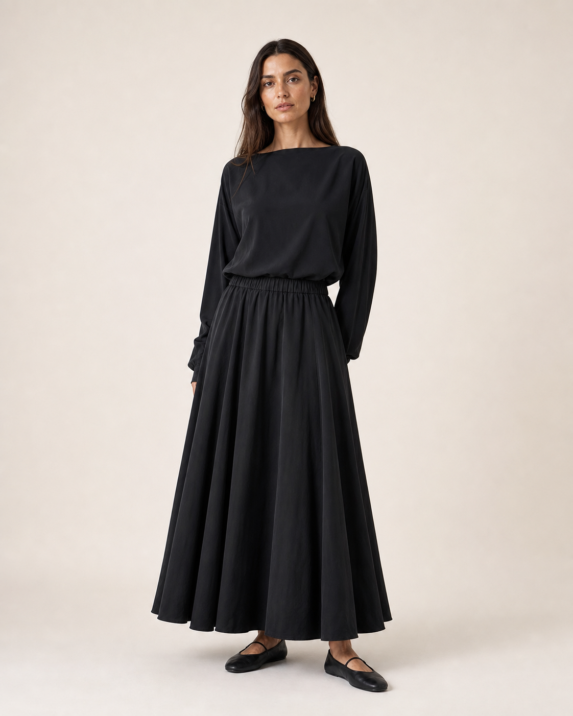 Pleated Circle Skirt - product view 1