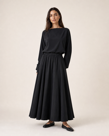 Pleated Circle Skirt