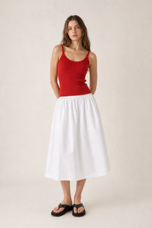 Cool White Puff Ballet Skirt