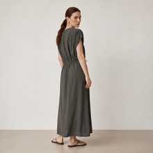 Cowl-Neck Silk-Blend Dress