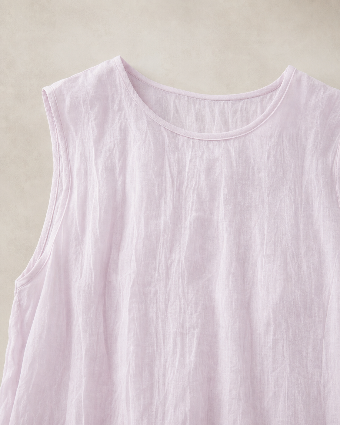 Crinkle Jersey Tank Top