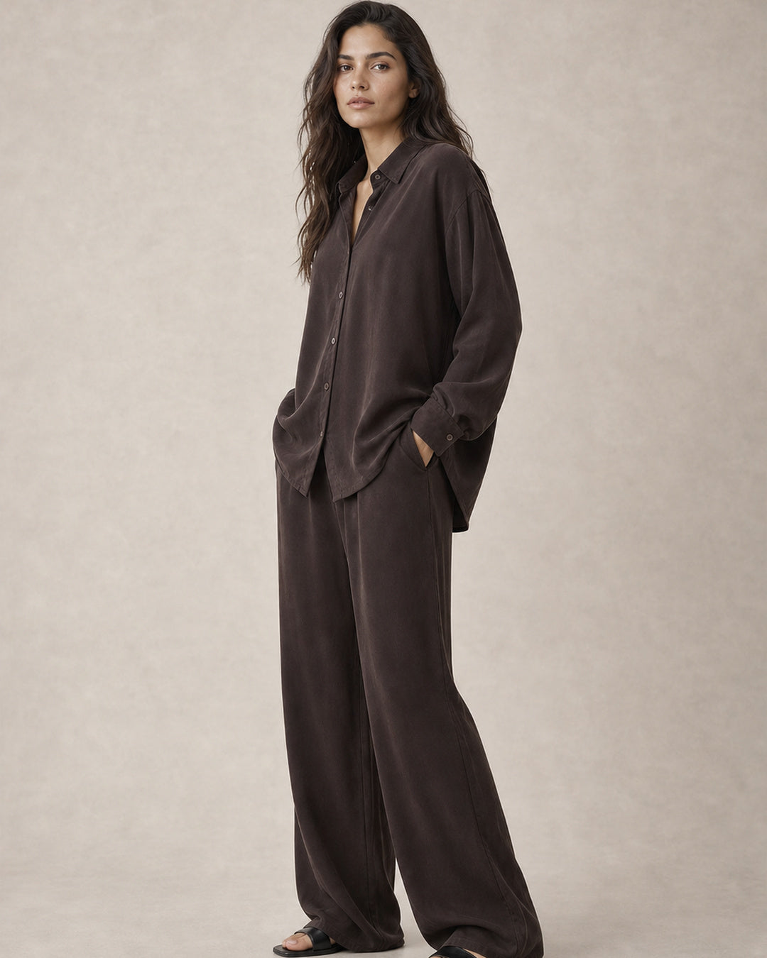 Japanese Cupro Relaxed-Fit Shirt