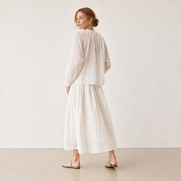 Fringed Jacquard Shirt