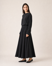 Pleated Circle Skirt