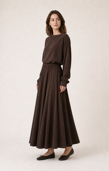 Pleated Circle Skirt