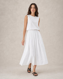 Cotton A-Line Maxi Skirt - product view 4