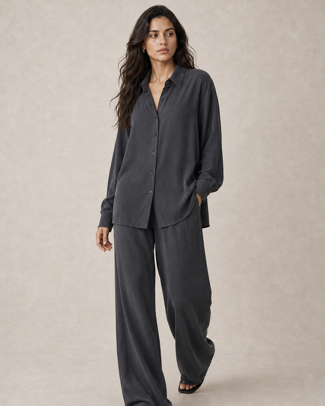 Japanese Cupro Relaxed-Fit Shirt