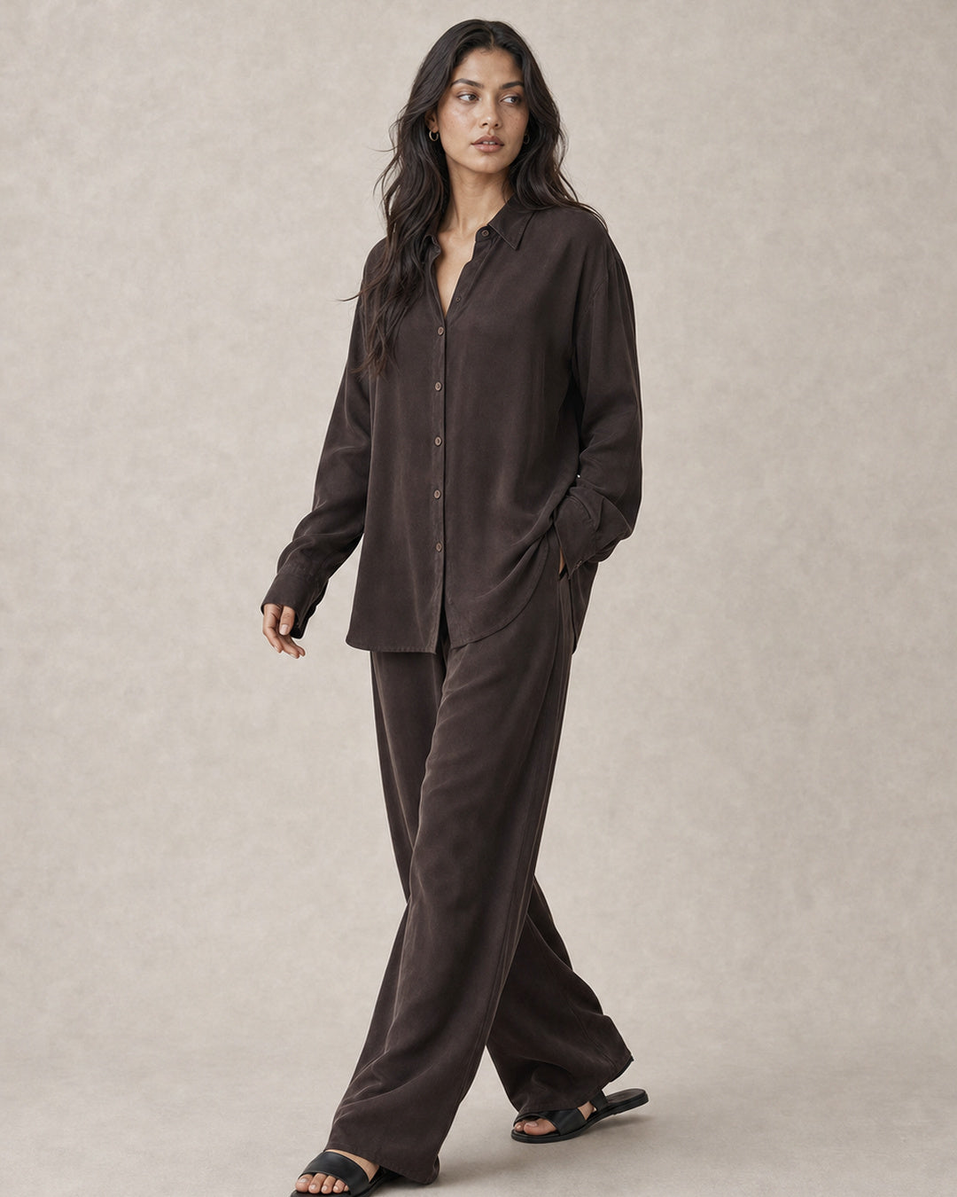 Japanese Cupro Relaxed-Fit Shirt