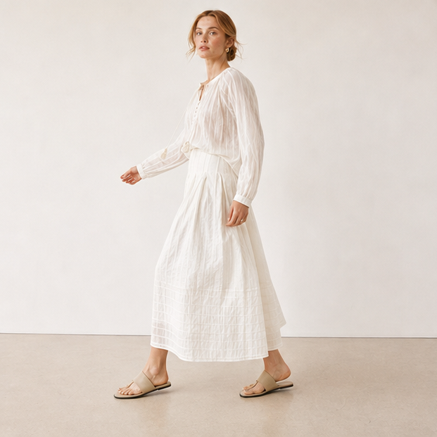 Fringed Jacquard Shirt