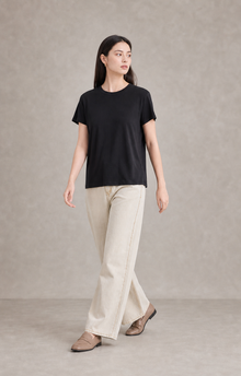 Ultra-Light Pima Cotton Round-Neck Tee