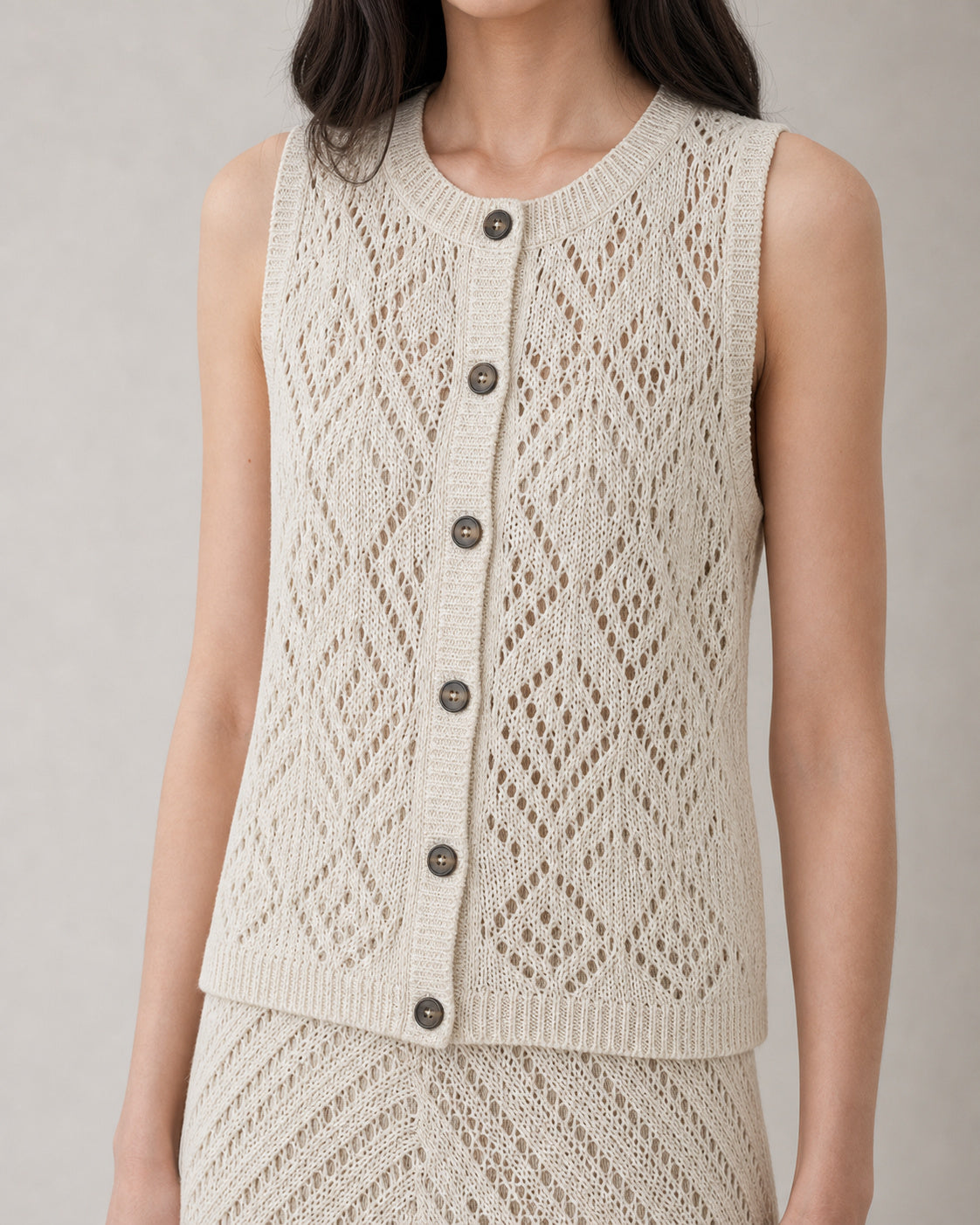 Openwork Knit Tank