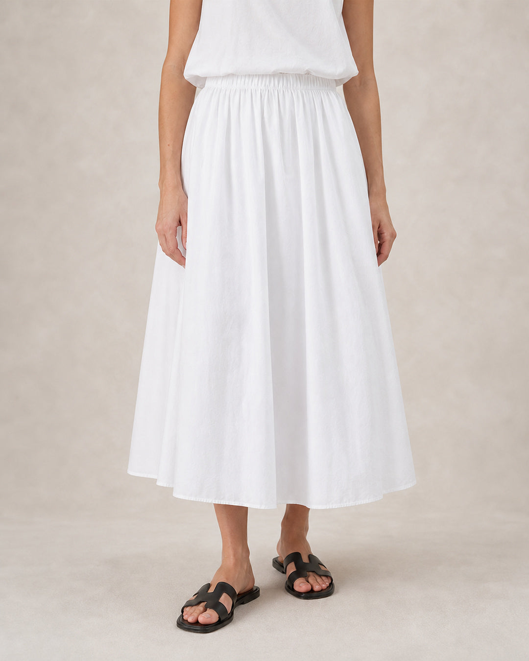 Cotton A-Line Maxi Skirt - product view 5