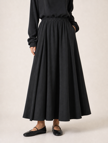 Pleated Circle Skirt