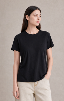 Ultra-Light Pima Cotton Round-Neck Tee