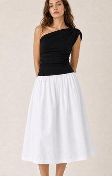 Cool White Puff Ballet Skirt