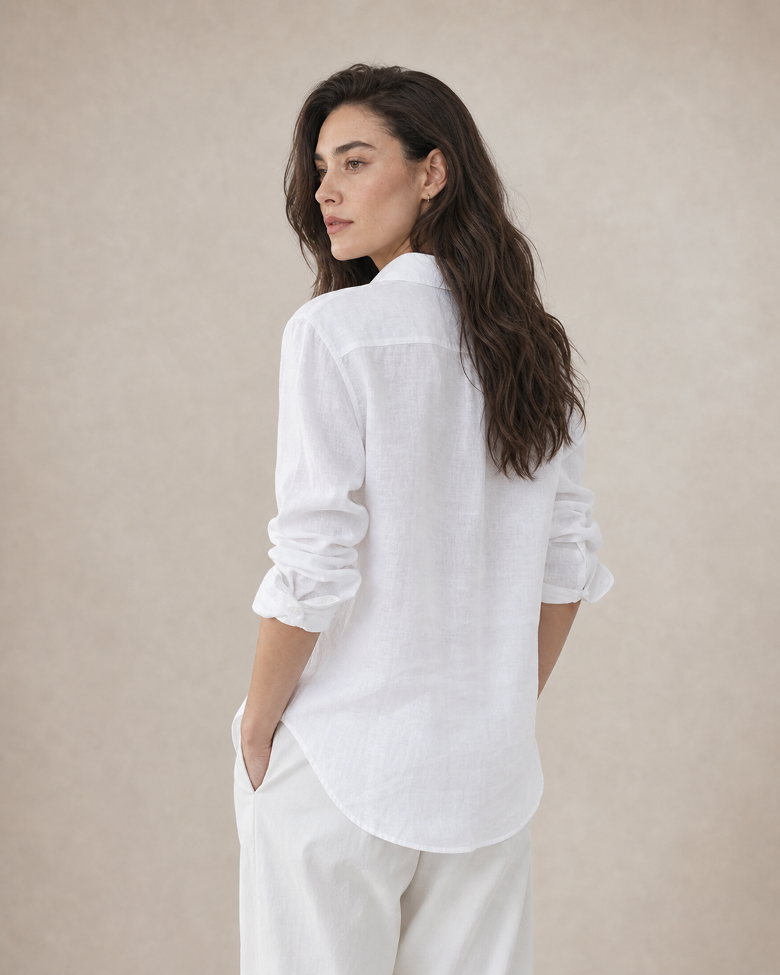 Linen Long-Sleeve Shirt