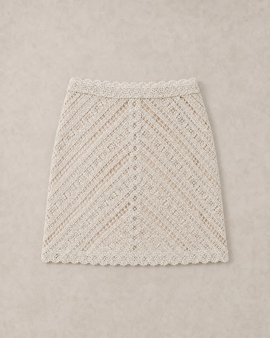 Crochet A-Line Skirt