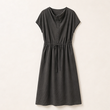 Cowl-Neck Silk-Blend Dress