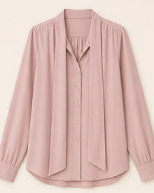 Reversible Bow-Tie Blouse