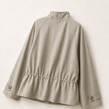 Stand-Collar Lyocell Trench Jacket
