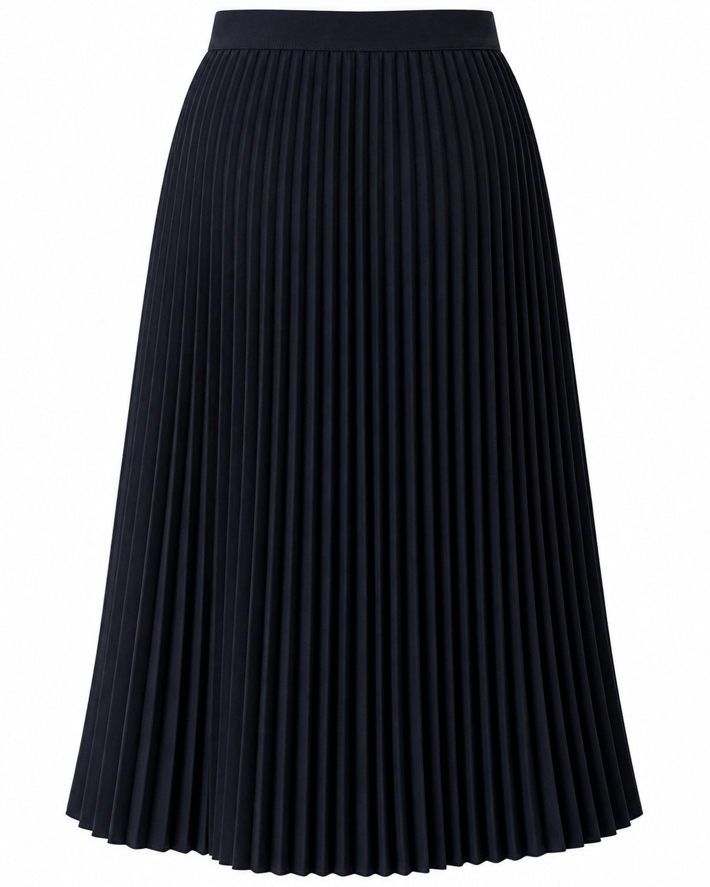 Pleated Lustrous Mini Skirt