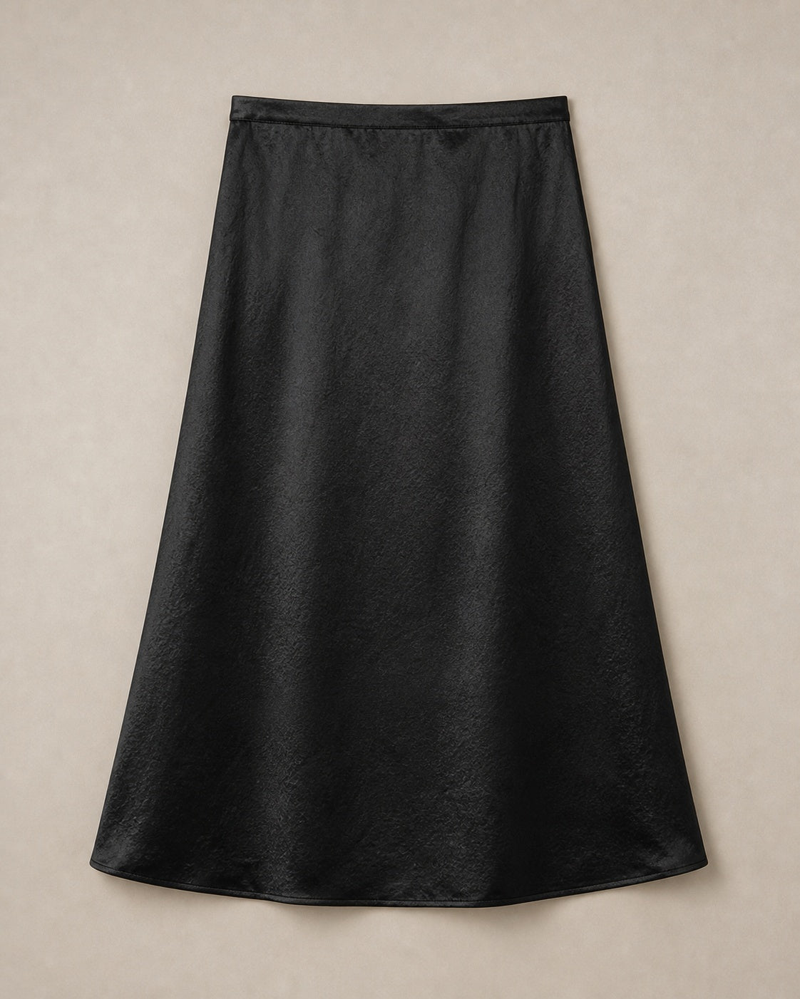 Cupro Tie-Waist Midi Skirt