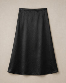 Cupro Tie-Waist Midi Skirt