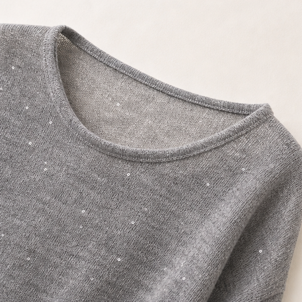Tie-Waist Wool Knit Sweater