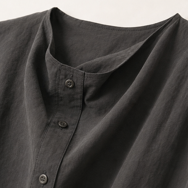 Cowl-Neck Silk-Blend Dress