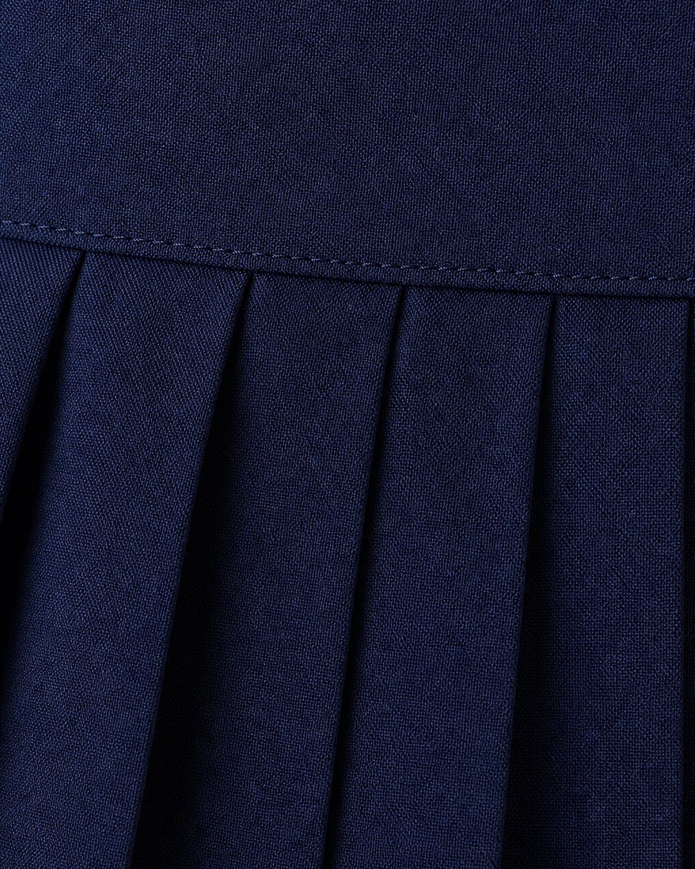 Pleated Lustrous Mini Skirt