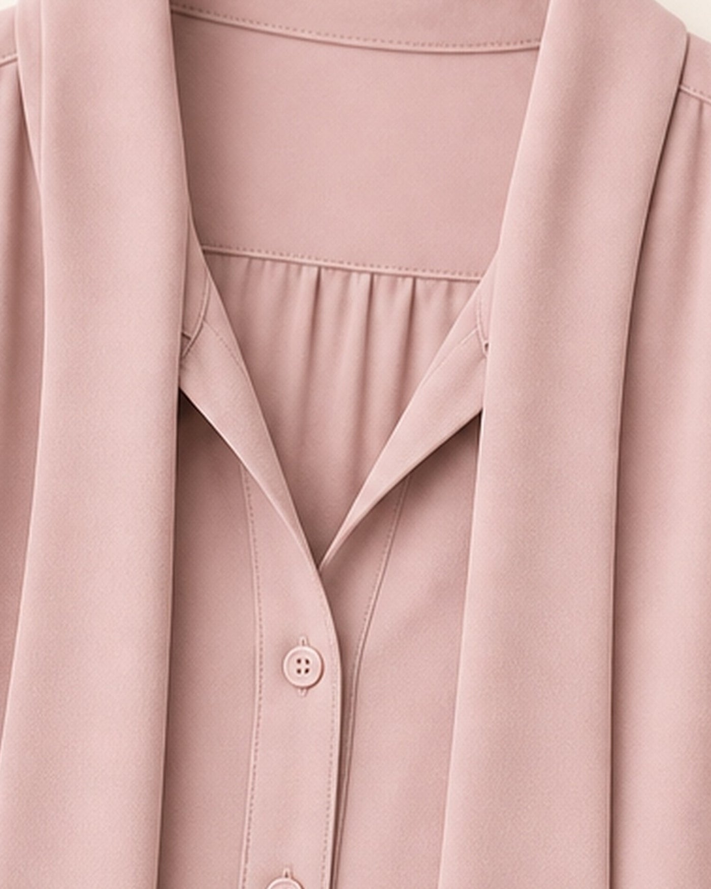 Reversible Bow-Tie Blouse