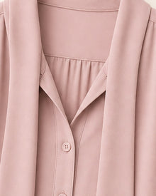 Reversible Bow-Tie Blouse