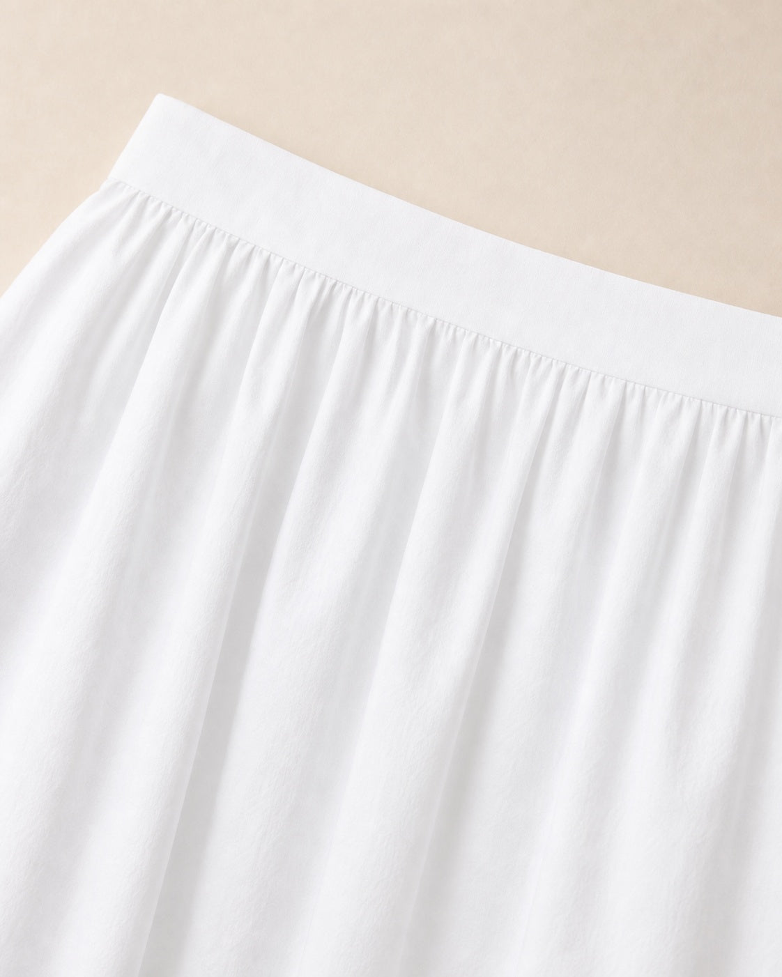 Cool White Puff Ballet Skirt