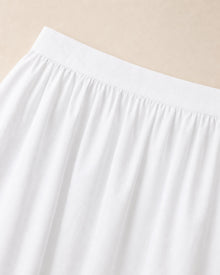 Cool White Puff Ballet Skirt