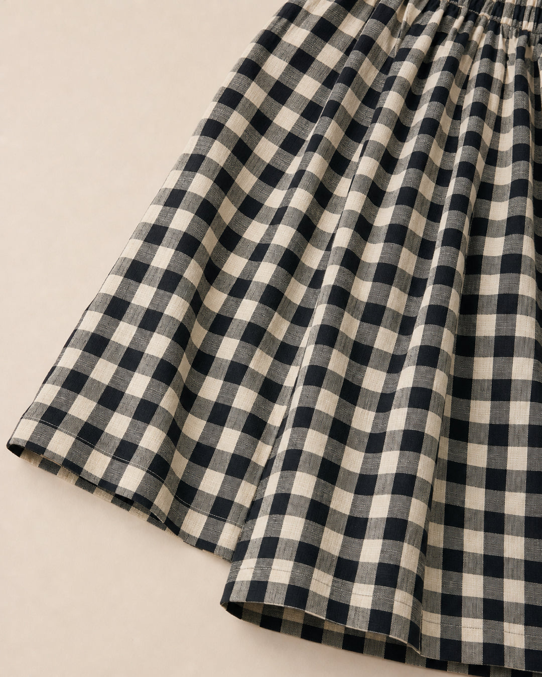 Check Wide-Leg Cropped Trousers