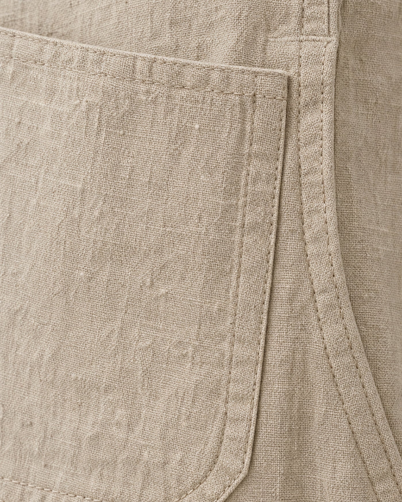 Pure Linen Wide-Leg Trousers