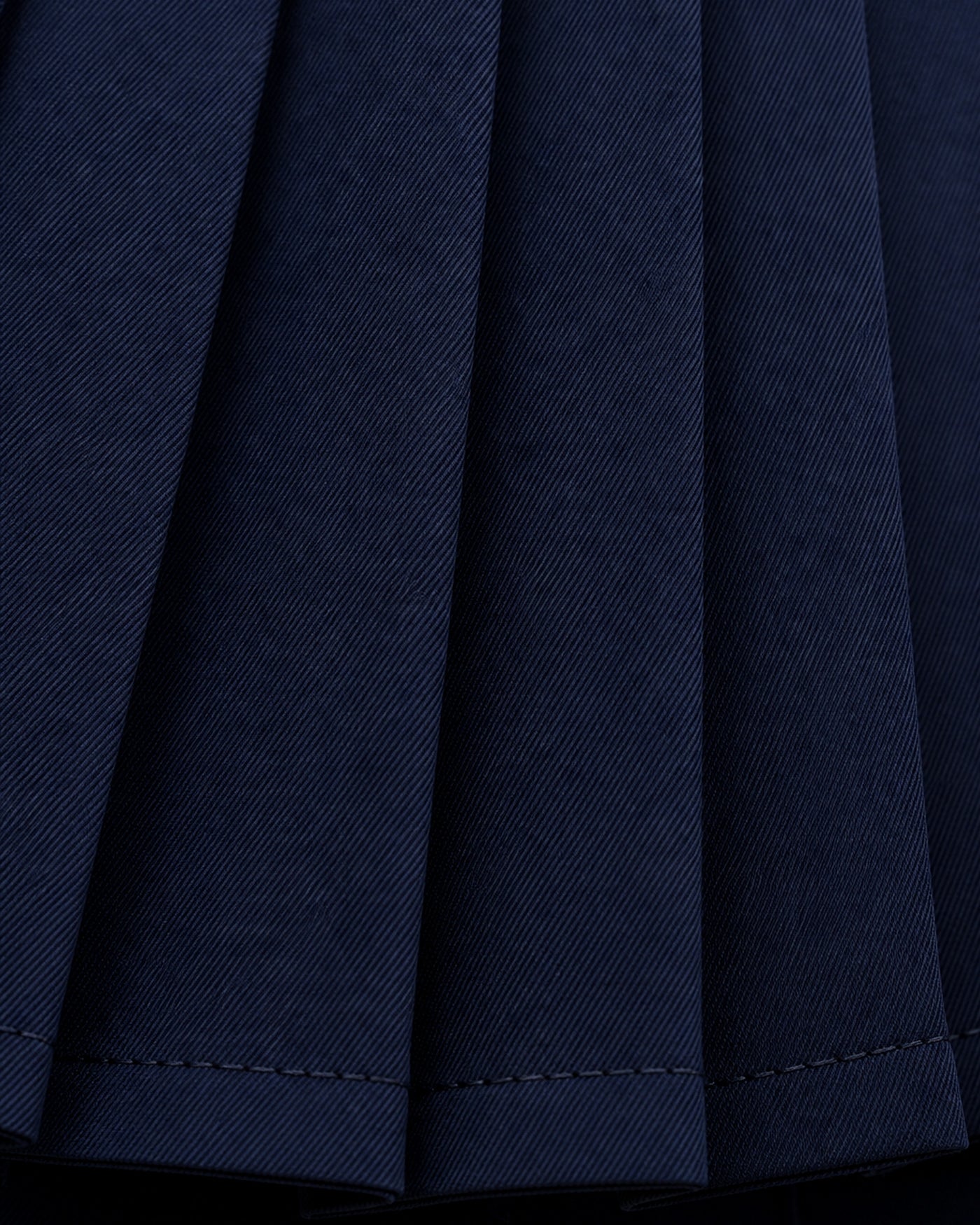 Pleated Lustrous Mini Skirt