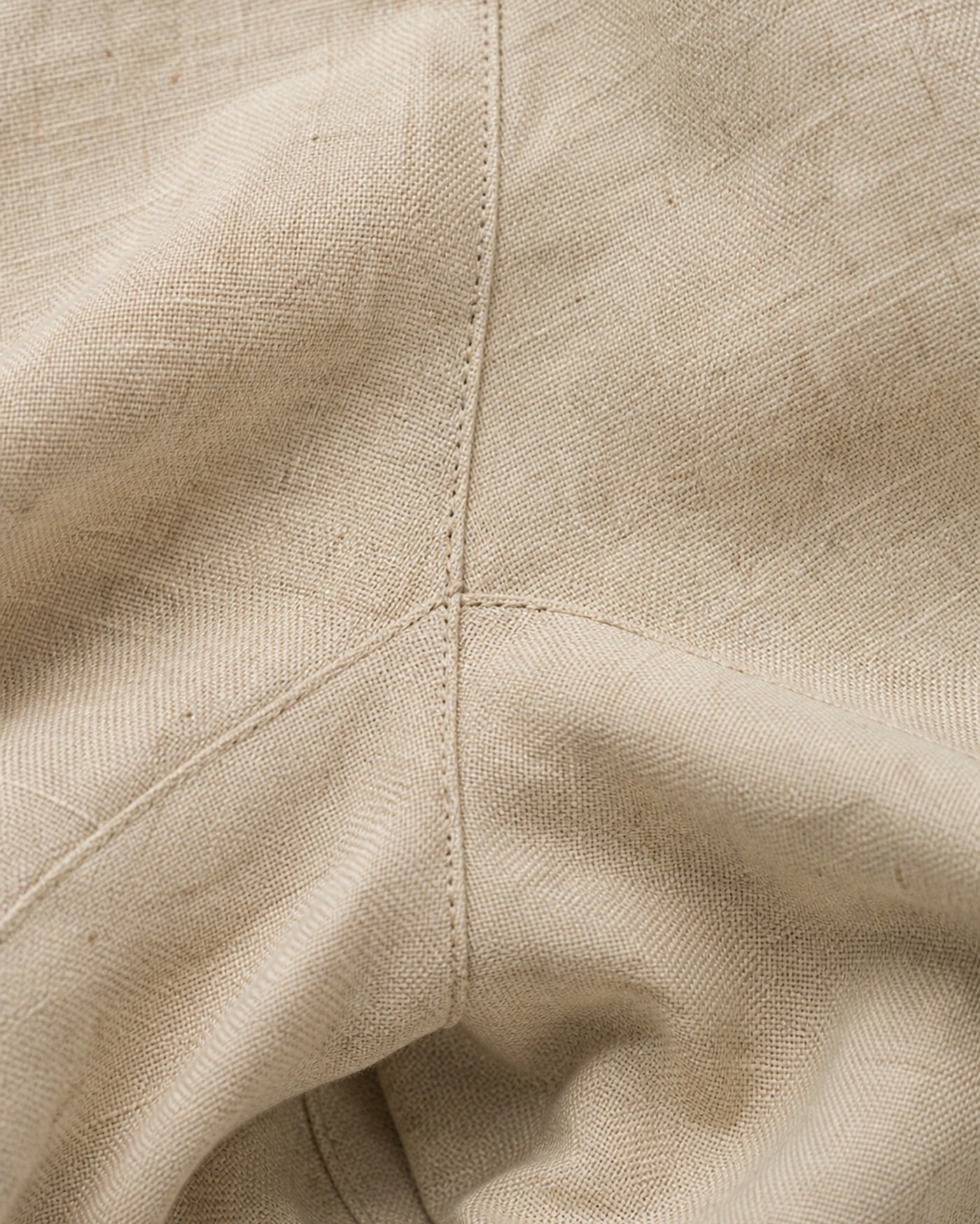 Pleated Linen Shorts