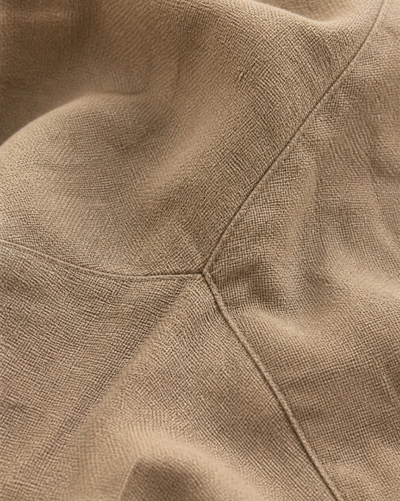Pure Linen Wide-Leg Trousers（brown）
