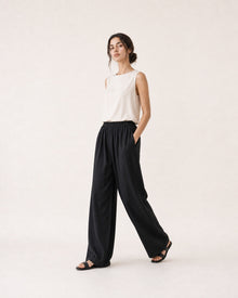 Cupro Wide-Leg Air Trousers