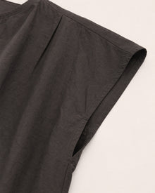 Drape-Neck Button-Front Short-Sleeve Shirt