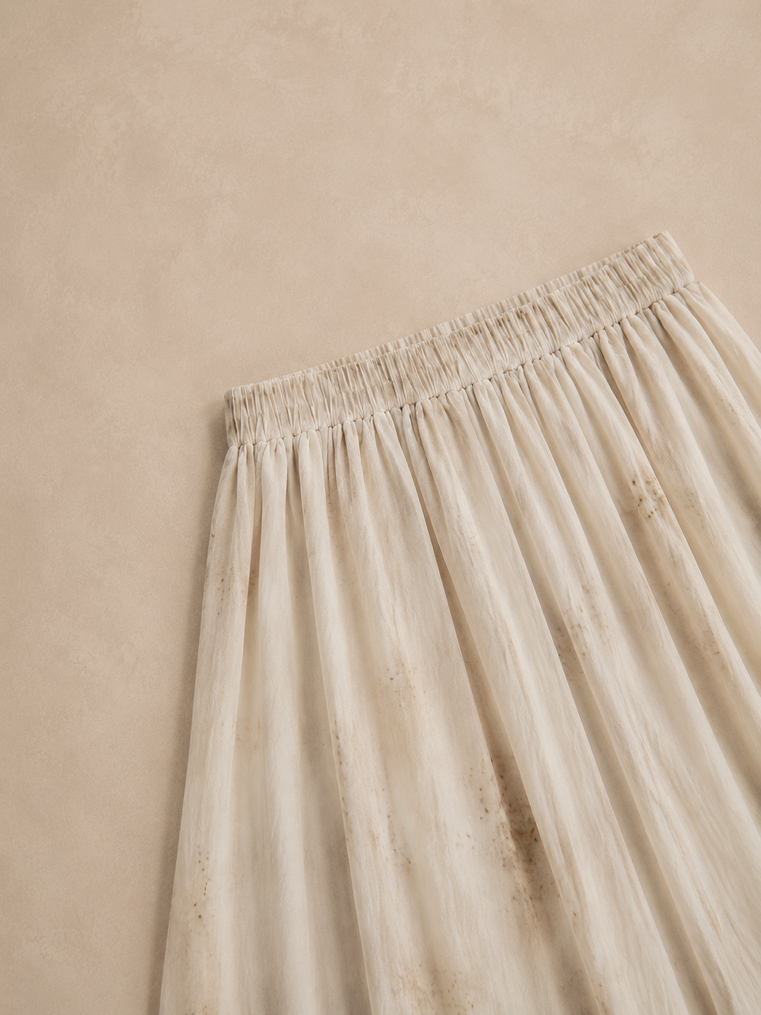 Dappled Ivory Maxi Skirt