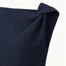 Textured One-Shoulder Knit Set