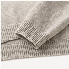 Linen Long-Sleeve Knit Cardigan（Flaxen）