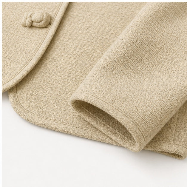 Cropped Bouclé Jacket